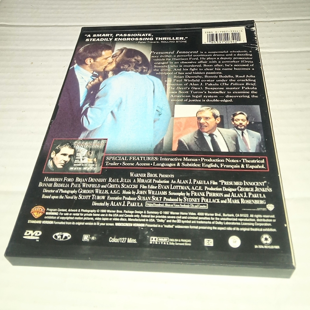Presumed Innocent DVD - Picture 3 of 4